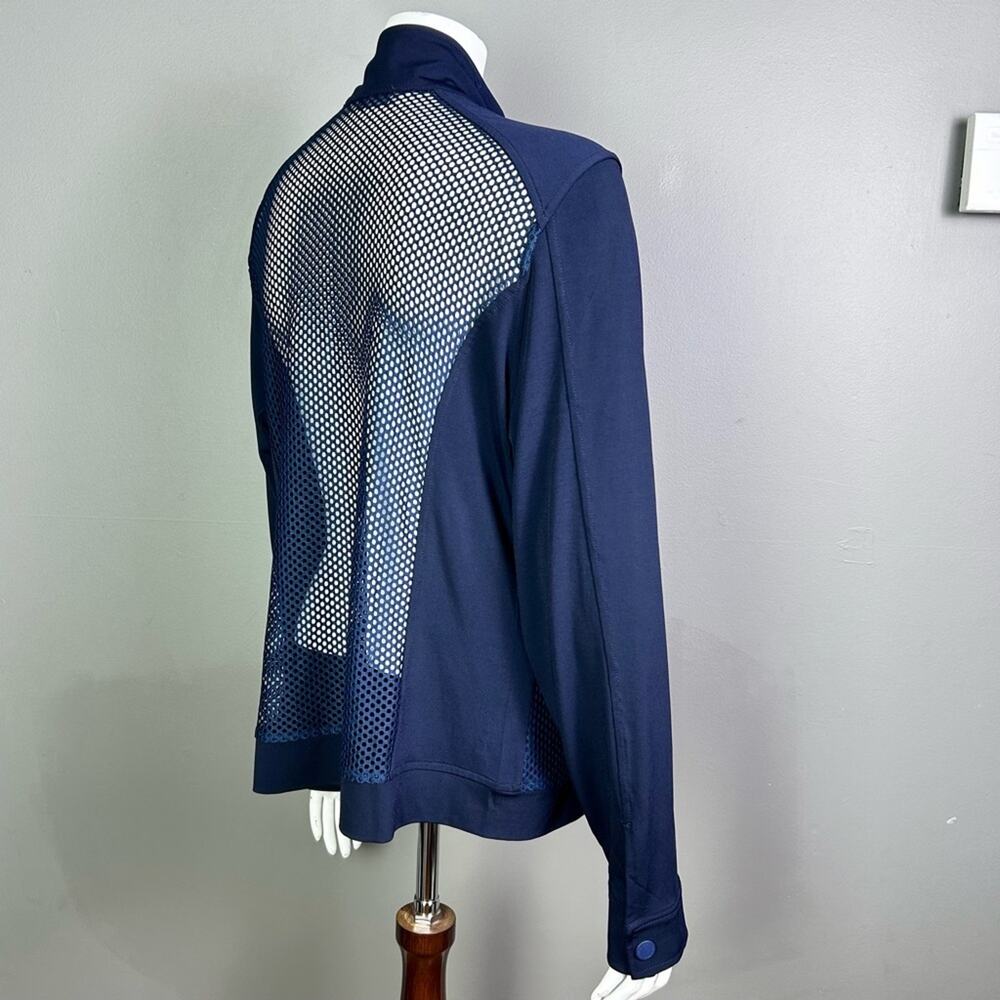 Anatomie Jacket Large netting utility sporty luxury sheer Italy blue travel - Picture 11 of 16